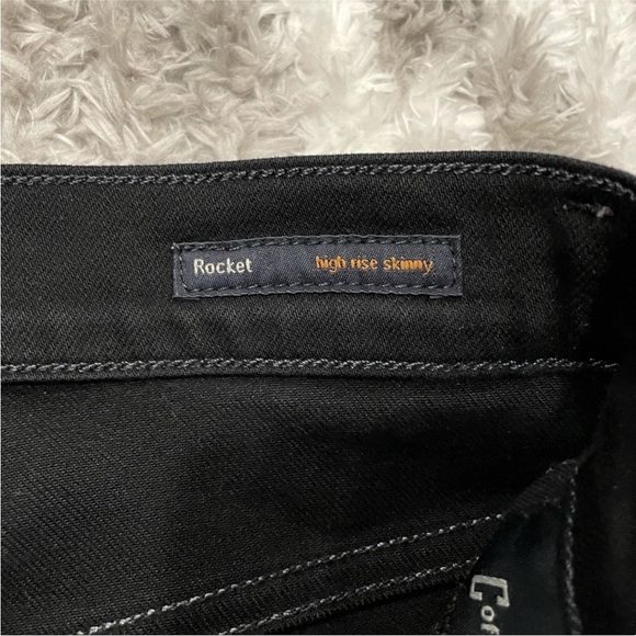 Citizens of Humanity COH Rocket High Waist Skinny Jeans in Distressed Darkness - Picture 5 of 10